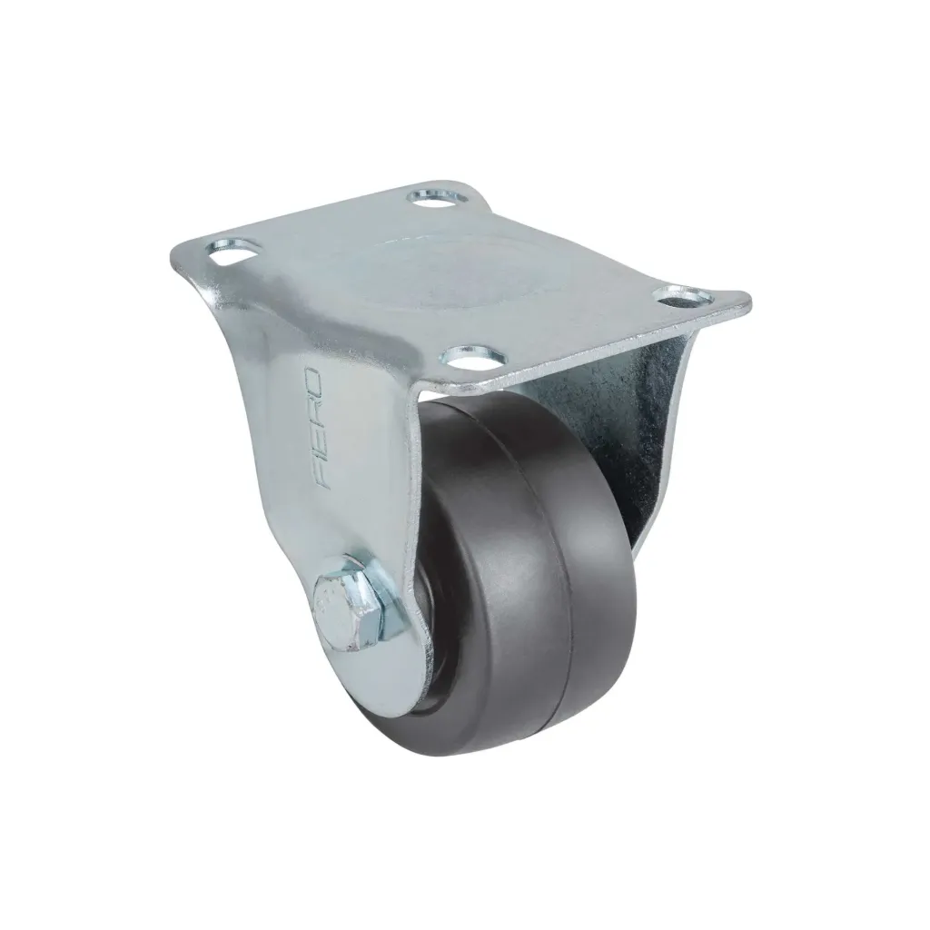 [RODAJA HULE 2-1/2 PLACA FIJA CON BUJE, CARGA 50KG,  43934, FIERO] RODAJA HULE 2-1/2 PLACA FIJA CON BUJE, CARGA 50KG,  43934, FIERO