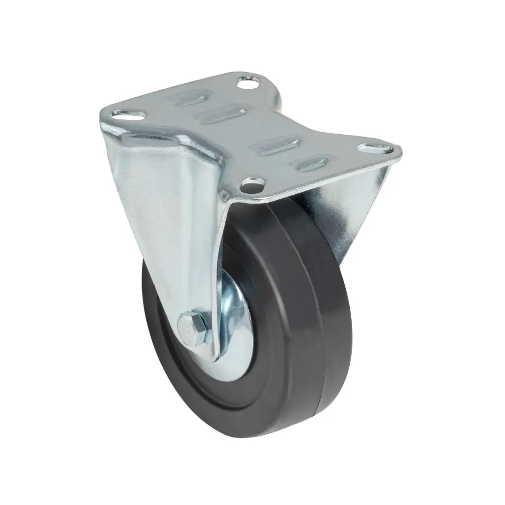 [RODAJA HULE 4, PLACA FIJA CON BALERO, CARGA 60KG,  43937, FIERO] RODAJA HULE 4, PLACA FIJA CON BALERO, CARGA 60KG,  43937, FIERO