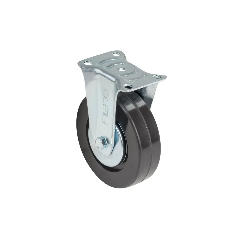 [RODAJA HULE 5, PLACA FIJA CON BALERO, CARGA 130KG,  43938, FIERO] RODAJA HULE 5, PLACA FIJA CON BALERO, CARGA 130KG,  43938, FIERO