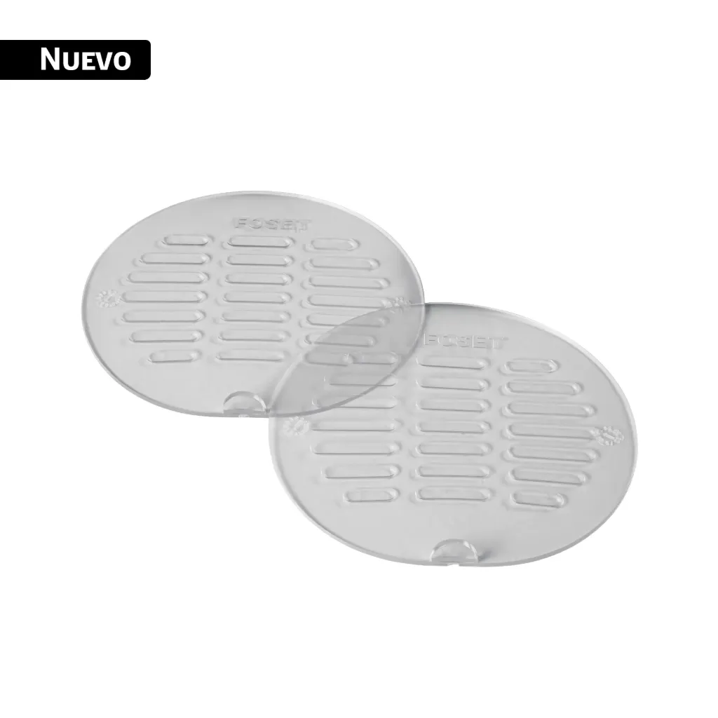 [JUEGO 2 TAPAS TRANSPARENTES DE PVC PARA COLADERA 5,  40052, FOSET] JUEGO 2 TAPAS TRANSPARENTES DE PVC PARA COLADERA 5,  40052, FOSET