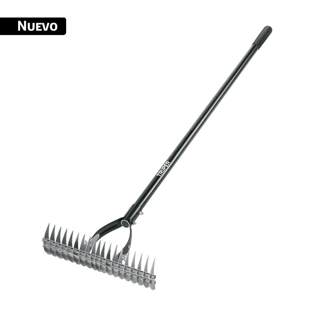 [RASTRILLO AIREADOR DE 19 DIENTES, MANGO 54, FIBRA VIDRIO 104459, TRUPER] RASTRILLO AIREADOR DE 19 DIENTES, MANGO 54, FIBRA VIDRIO 104459, TRUPER