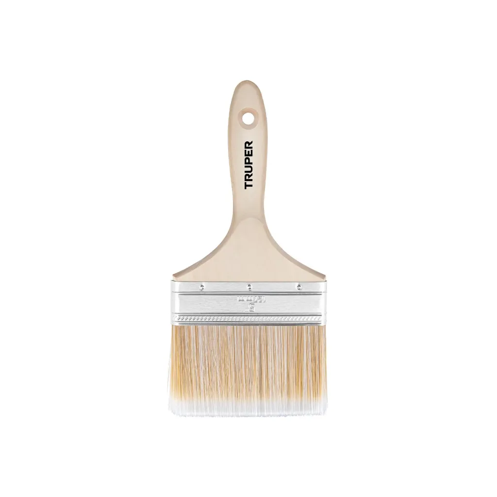 [BROCHA CERDAS SINTETICAS 5 CORTE RECTO, MANGO DE MADERA 104261, TRUPER] BROCHA CERDAS SINTETICAS 5 CORTE RECTO, MANGO DE MADERA 104261, TRUPER