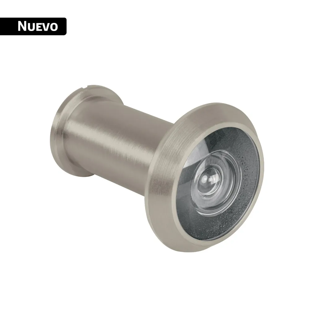 [MIRILLA DE SEGURIDAD, 180°, LENTE DE VIDRIO, NIQUEL SATIN 43880, HERMEX] MIRILLA DE SEGURIDAD, 180°, LENTE DE VIDRIO, NIQUEL SATIN 43880, HERMEX
