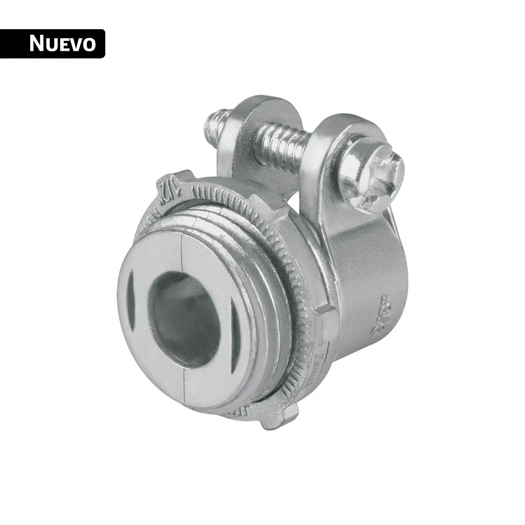 [CONECTOR RECTO 3/8 PARA TUBO FLEXIBLE METALICO,  43548, VOLTECK] CONECTOR RECTO 3/8 PARA TUBO FLEXIBLE METALICO,  43548, VOLTECK