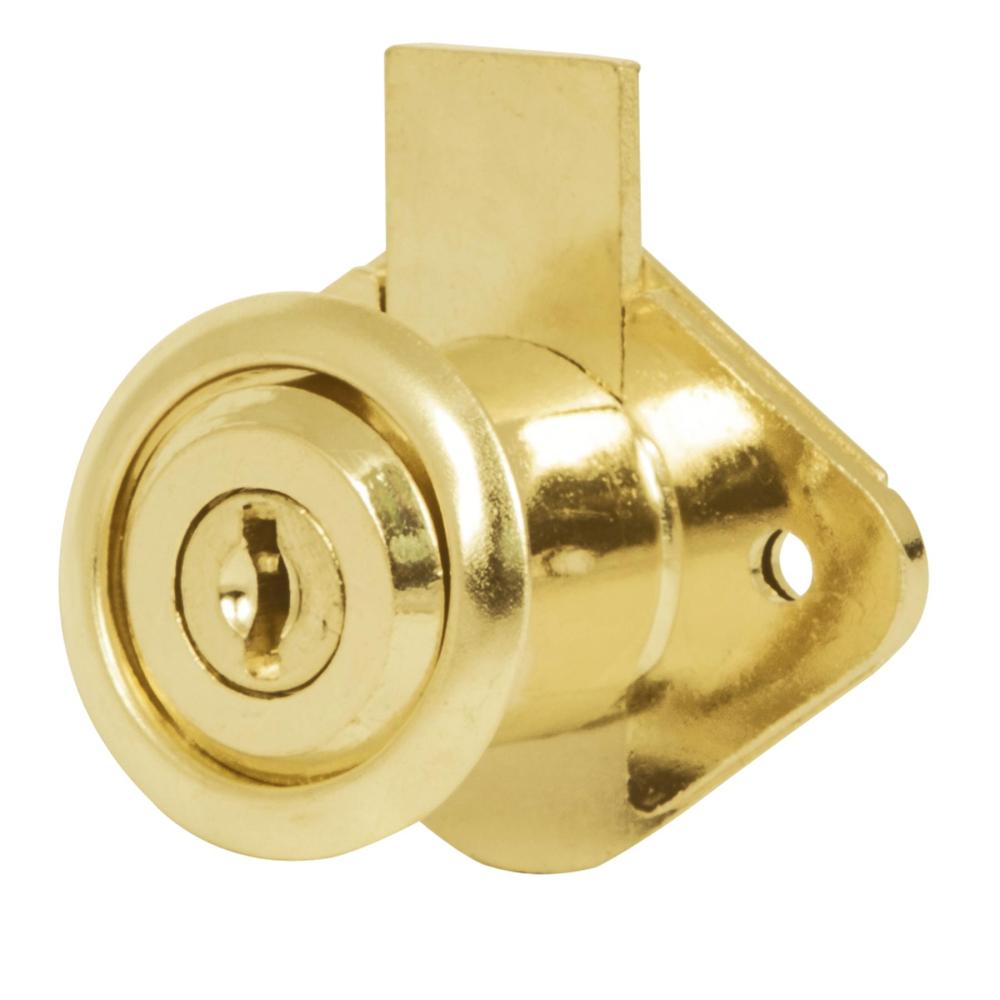 CERRADURA PARA MUEBLE, MODELO 21, LATON, BASIC 23505, HERMEX
