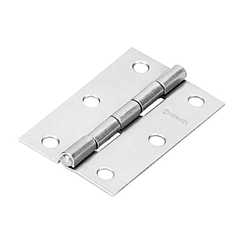 BISAGRA RECTANGULAR 2-1/2 ACERO PULIDO, 43188, HERMEX