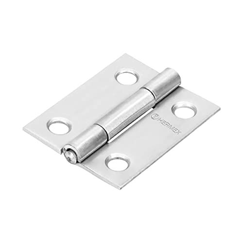 BISAGRA RECTANGULAR 1-1/2 ACERO INOXIDABLE, 43200, HERMEX