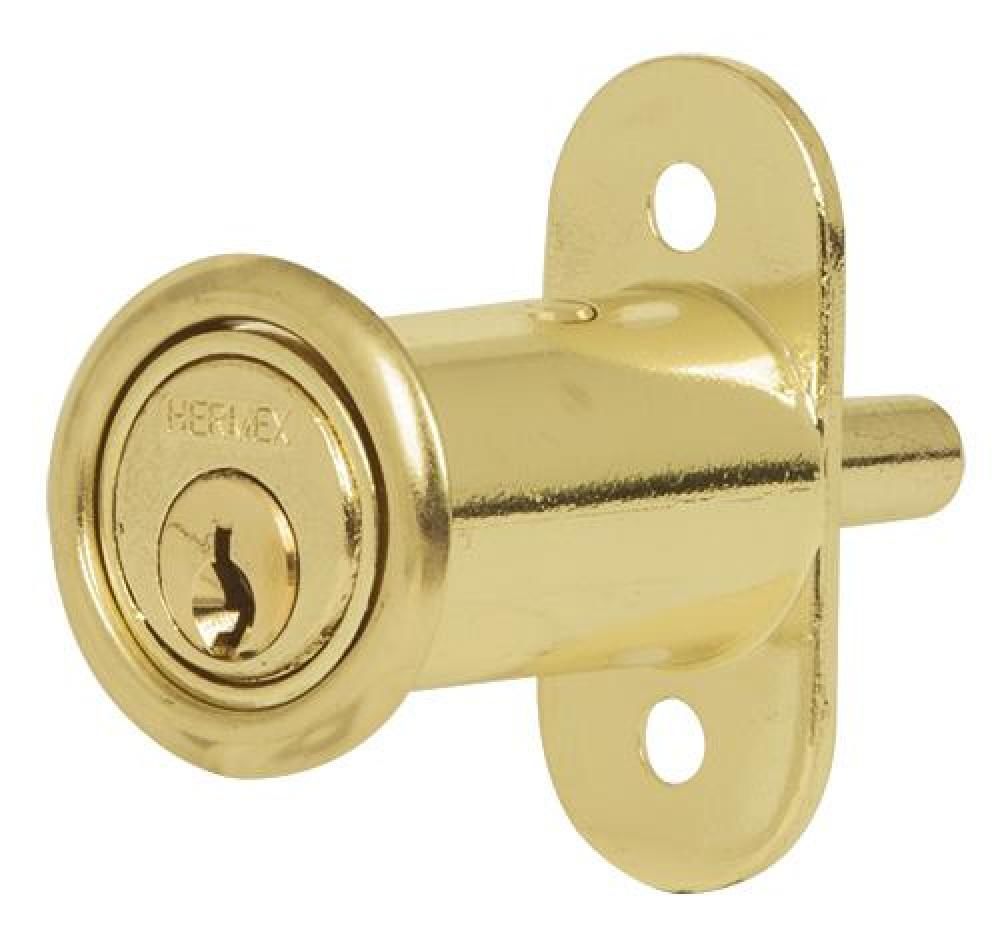 CERRADURA PARA MUEBLE, MODELO 20, LATON, 43569, HERMEX