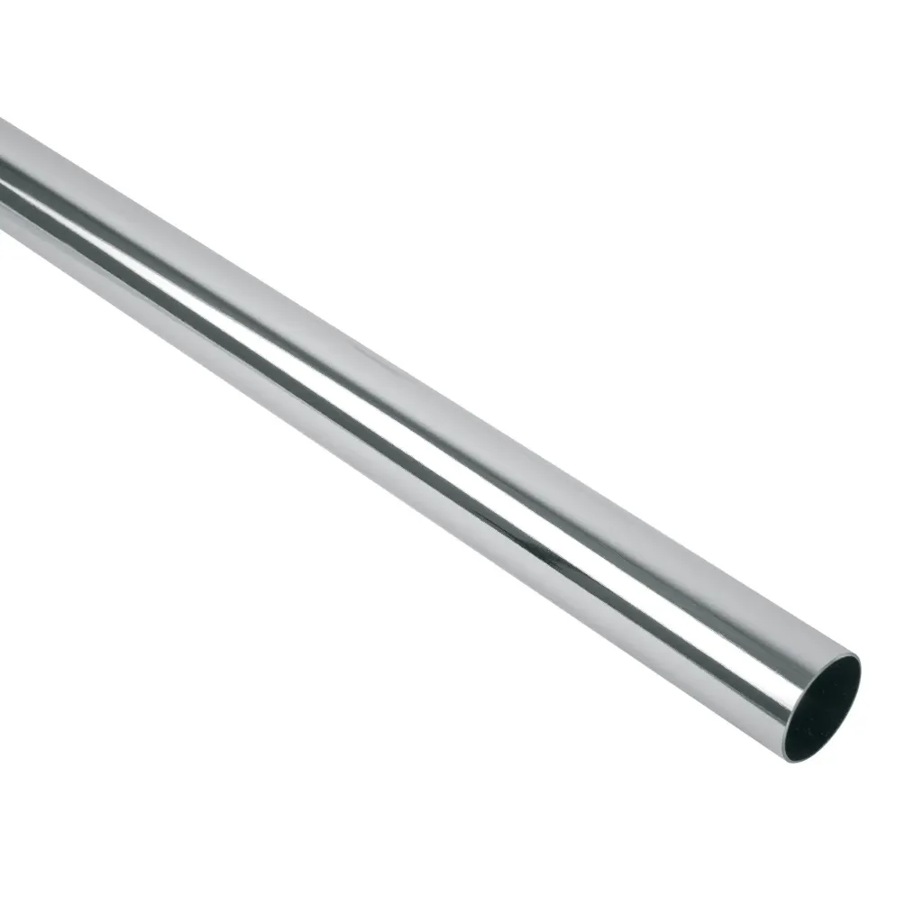 [TUBO REDONDO PARA CLOSET, 3.0 M, ACERO CROMADO, 48974, HERMEX] TUBO REDONDO PARA CLOSET, 3.0 M, ACERO CROMADO, 48974, HERMEX