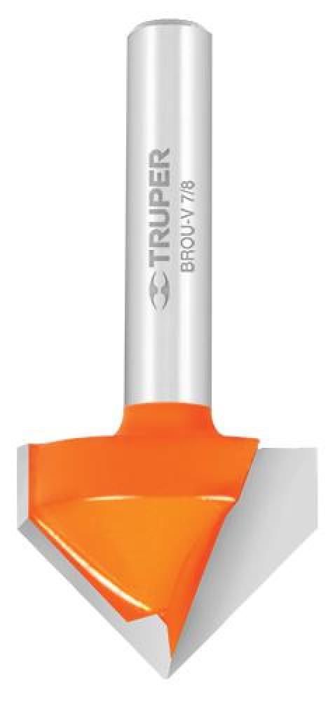 BROCA PARA ROUTER, CORTE EN V, 7/8, 11467, TRUPER