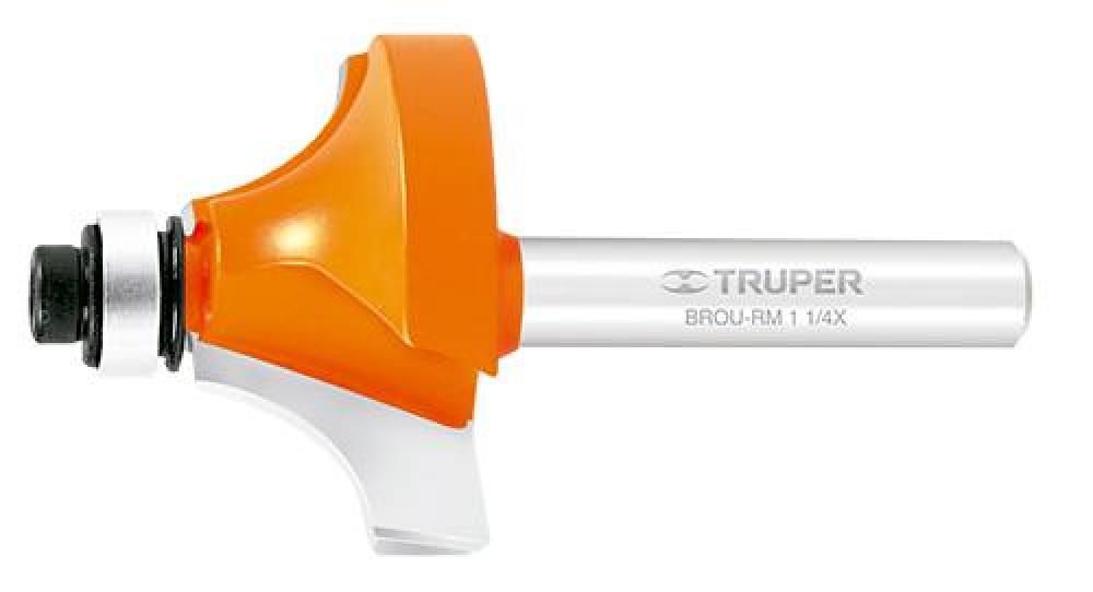 BROCA PARA ROUTER, REDONDEADO CON MOLDURA, 1-1/4 CON BALERO 11473, TRUPER