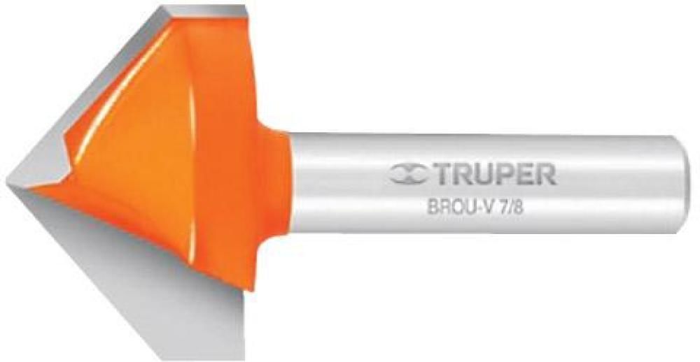 BROCA PARA ROUTER, CORTE EN V, 3/8, 11465, TRUPER
