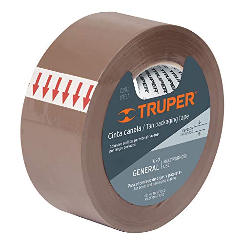 CINTA DE EMPAQUE 48 MM X 50 M CANELA, 12554, TRUPER