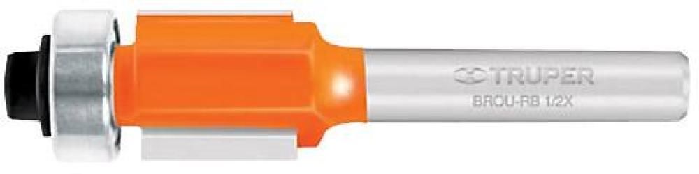 BROCA PARA ROUTER, CORTE RECTO, 1/2 CON BALERO, 11444, TRUPER