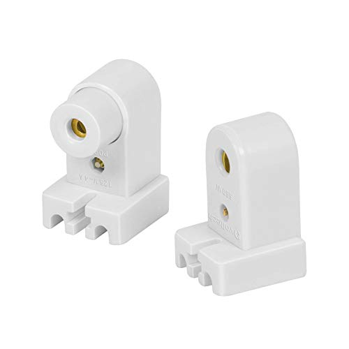 BOLSA 2 PZ PORTALAMPARAS P/TUBO LED Y FLUORESCENTE, BASE FA8 46506, TRUPER