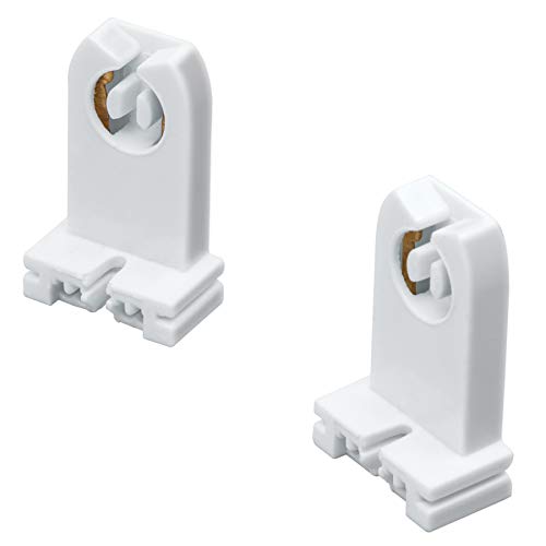 BOLSA 2 PZ PORTALAMPARAS P/TUBO LED Y FLUORESCENTE, BASE G13 46508, TRUPER