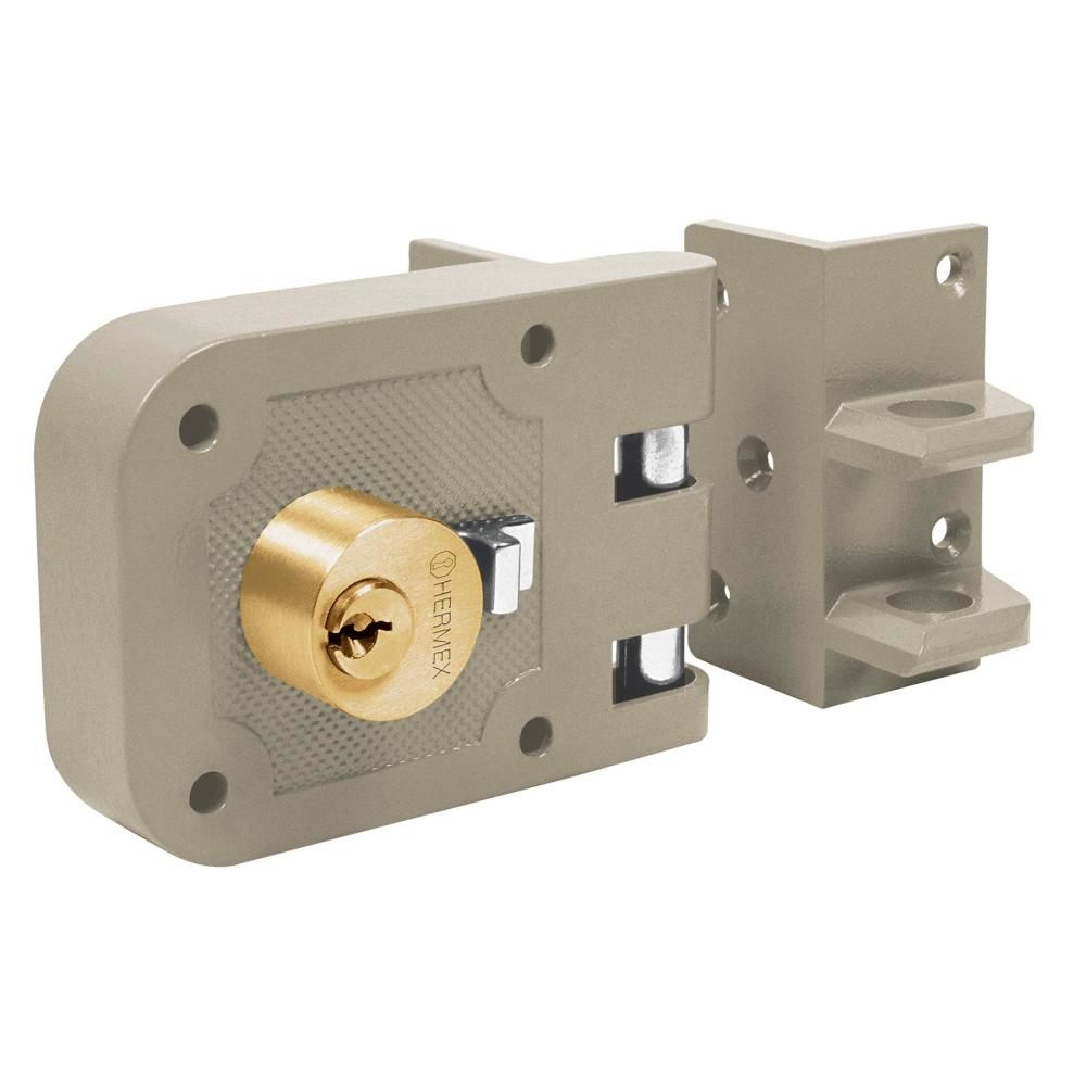 CERRADURA SOBREPONER, PUERTA CORREDIZA, CLASICA, DERECHA 43493, TRUPER