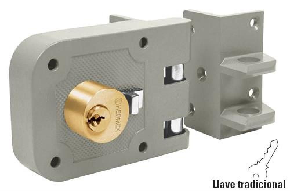 CERRADURA SOBREPONER, PUERTA CORREDIZA, CLASICA, IZQUIERDA 43495, TRUPER
