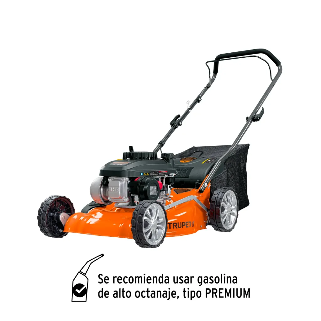 PODADORA CON MOTOR A GASOLINA DE 4 HP, 18 DE CORTE, 19966, TRUPER
