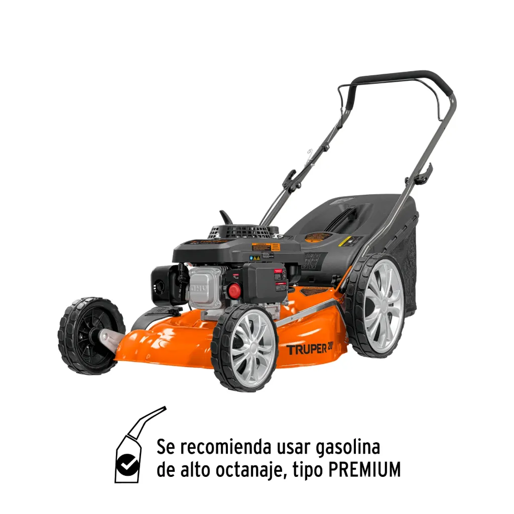 PODADORA CON MOTOR A GASOLINA DE 5 HP, 20 DE CORTE, 19967, TRUPER