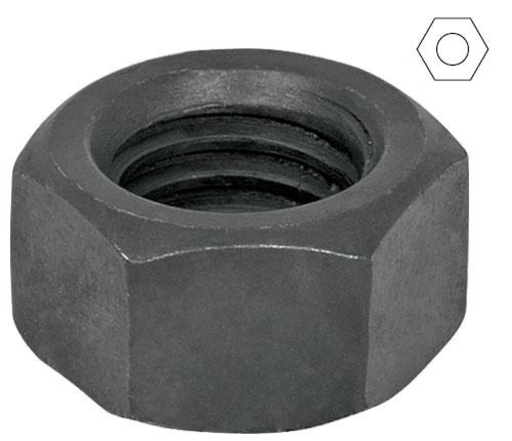 BOLSA CON 100 TUERCAS 3/8 HEXAGONALES PAVONADAS, GRADO 5 44697, TRUPER