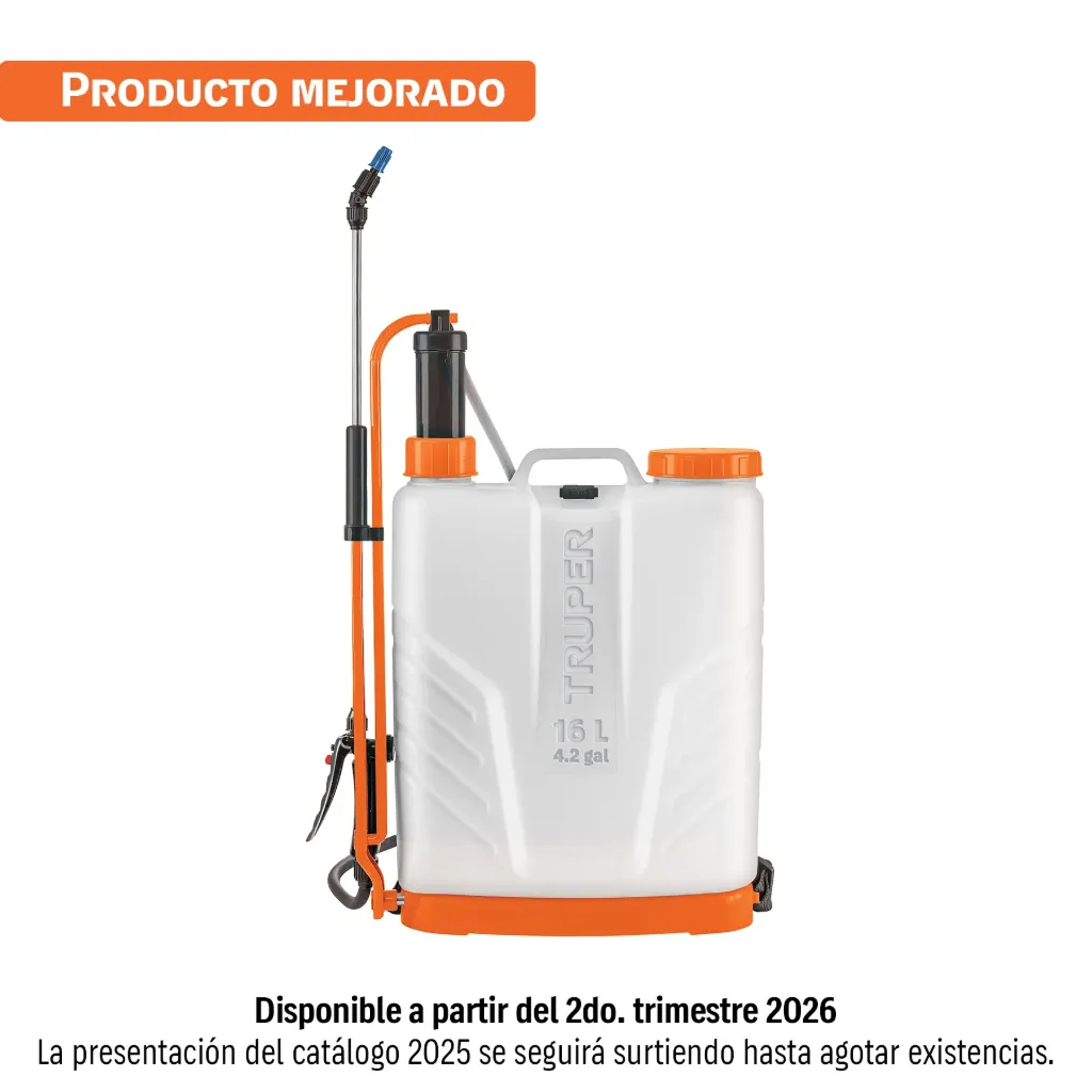[FUMIGADOR DE 16 L MANUAL DE MOCHILA, 14192, TRUPER] FUMIGADOR DE 16 L MANUAL DE MOCHILA, 14192, TRUPER