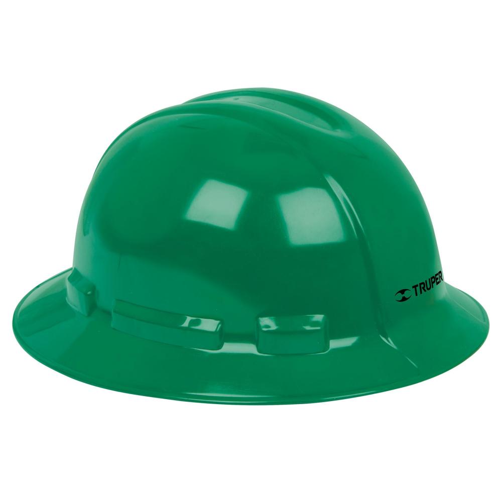 CASCO DE SEGURIDAD ALA ANCHA, VERDE, 10572, TRUPER