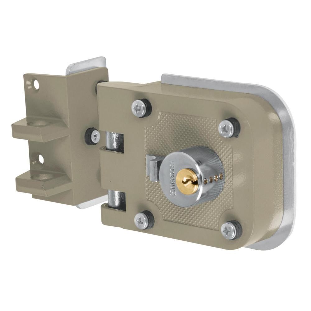 CERRADURA SOBREPONER, PUERTA CORREDIZA, INSTALA-FACIL, IZQ. 43489, TRUPER