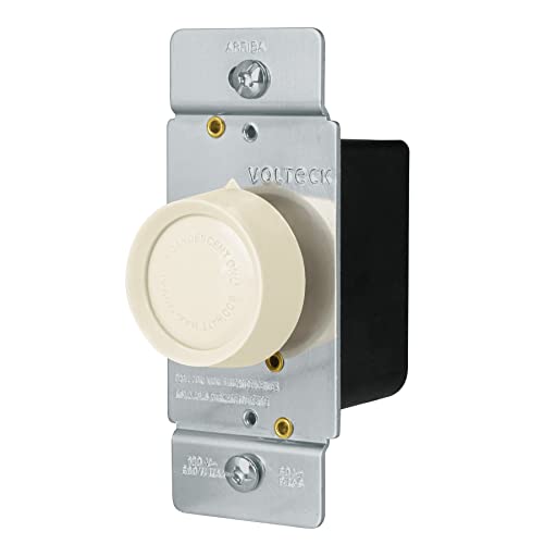 ATENUADOR DE LUZ GIRATORIO, STANDARD, MARFIL, 46302, VOLTECK