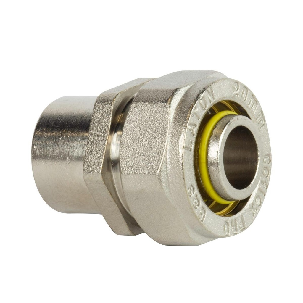 ADAPTADOR SOLDABLE PRO GAS CG-AS11 1/2 COMPRESION X 1/2 COBRE, COFLEX